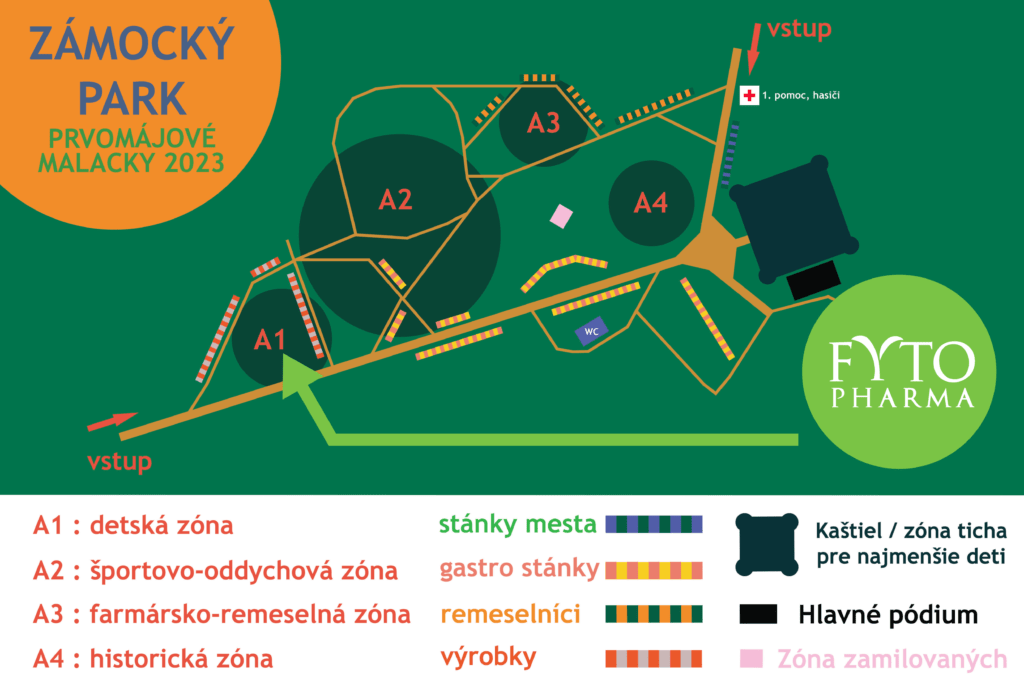 Fytopharma Prvomájové Malacky 2023 mapa 2